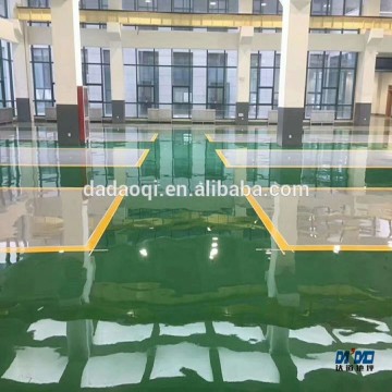 Self leveling acid resistant epoxy paint anti slip flooring coating