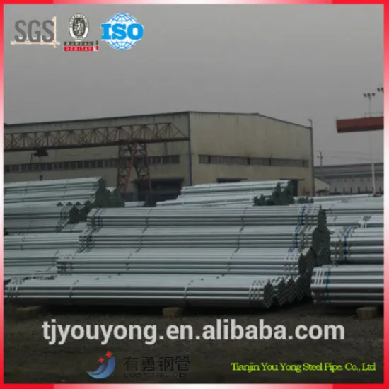 Building material Q195-Q215 galvanised steel tube