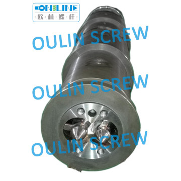 SJSZ65/132 Bi-Metal Double Conical Screw dan Barrel untuk Penyemperitan Pipa (PVC+ 50% -100% CaCO3)