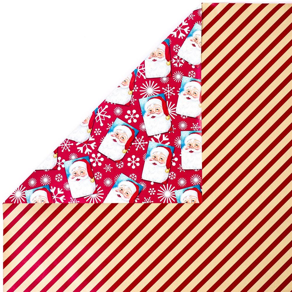 Christmas Reversible Wrapping Paper