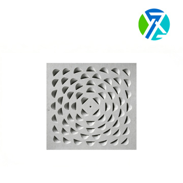 Decorative flat plate swirl air outlet