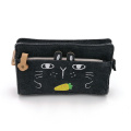 Cute rabbit style canvas pencil bag