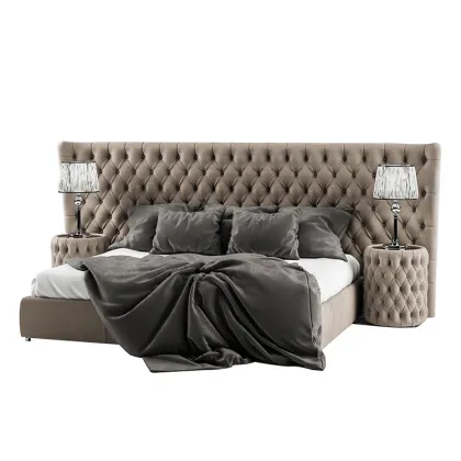 Hotel home solid wood bed frame