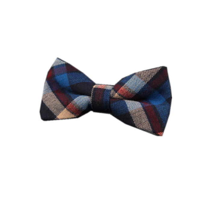 Cotton Bow Tie Blue