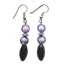 Hematite Earring with 925 silver hook