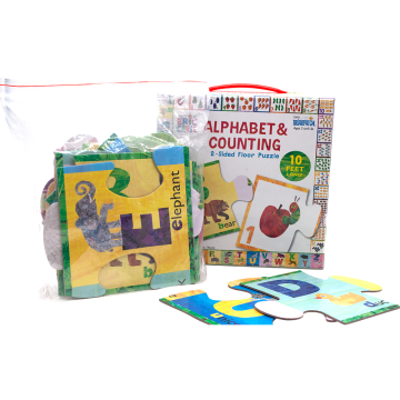Quebra-cabeça Irregular Alfabeto Imprimível para Crianças