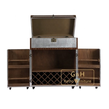 Farmhouse Liquor Cabinet for Home Dining and Kitchen