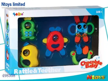 FANTASTIC MULTI-COLOR ABS BABY RATTLE , 6520620
