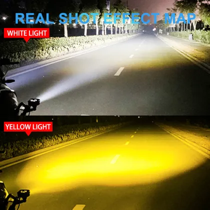Super Bright LED Lens Motorcycle and Car Fog Driving Lights