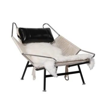 Hans Wegner PP225 Flag Halyard Lounge Chair