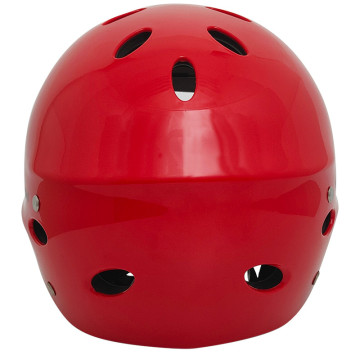 Water rescue helmet with guide rail fire rescue