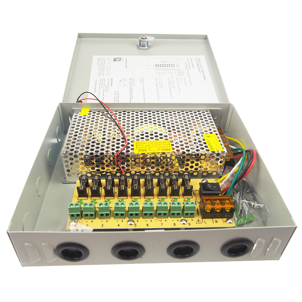 12V 10A CCTV power supply