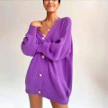 Women's Oversized Open Front Cardigan