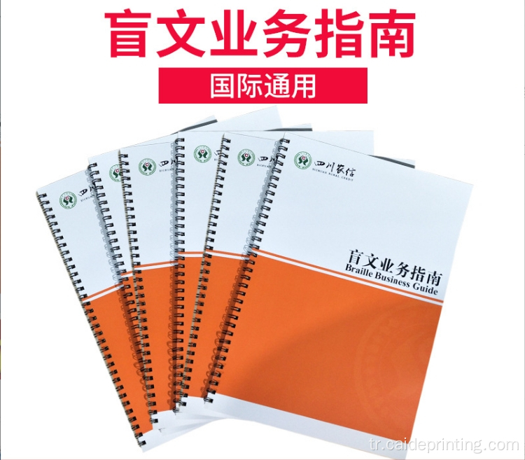 Braille Kitap Bankacılık Kılavuzu Kurumsal Şirket Broşürü