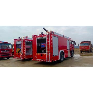 HOWO 8000L water tank fire lighting engine truck