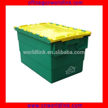 370mm Height Storage Stackable Used Plastic Crates 70L