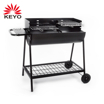 Hot Sale New Design Outdoor Barbecue Heavy Duty Trolley Barrel Charcoal Bbq Grill
