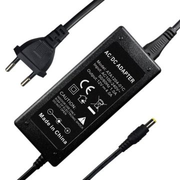 12V 4A Universal Travel Power Adapter for CCTV Camera, Power Adapter Input 100 240v AC 50/60hz