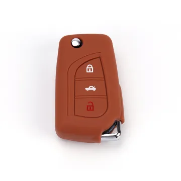 Toyota fortuner silicone key cover remote fob shell