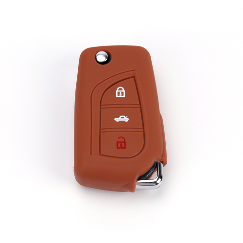 Toyota fortuner silicone key cover remote fob shell