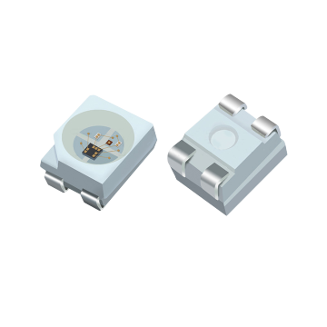 3528 RGB SMD LED với Sanan Chip-Đèn LED Dây vàng nguyên chất toàn màu với IC tích hợp