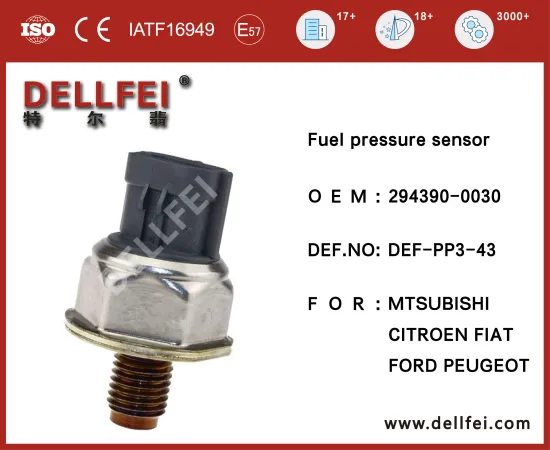 High Pressure Oil Fuel Common Rail Fuel Pressure Rail Sensor 294390-0030 for CITROEN,FIAT,FORD,MITSUBISHI,PEUGEOT