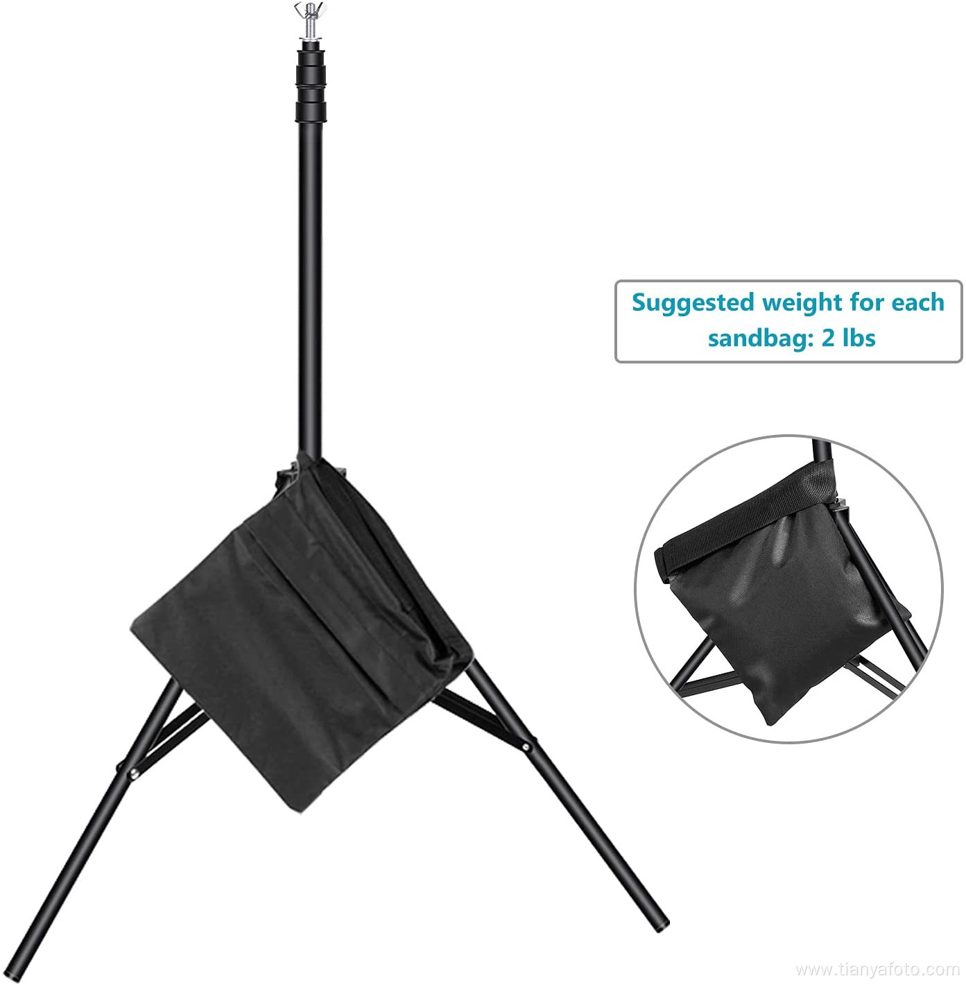 Photography Backdrop Stand Background Support System Kit