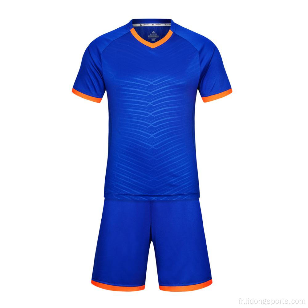 Ensemble de maillot de football de football en gros