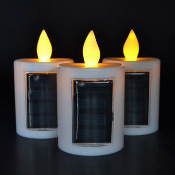 Candele del pilastro della finestra ad energia solare per il giardino