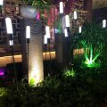 Lumière de jardin led changeante polychrome de décoration extérieure