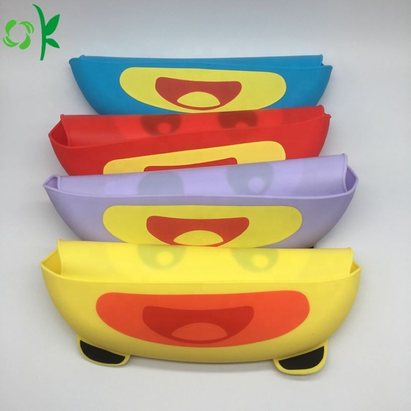 Cute Taxi Car Silicone Baby Bibs