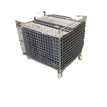 Metal Stackable Wire Mesh Pallet Cage 1000x800x840