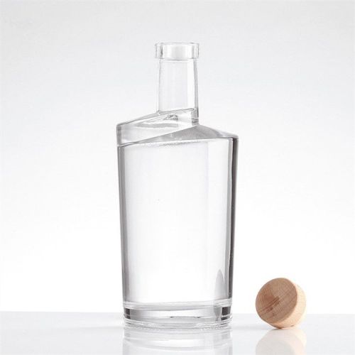 China empty vodka glass bottle/brandy glass bottle Supplier