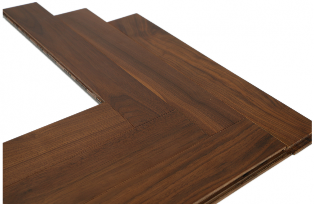 Herringbone Solid Walnut Floor 1 Png