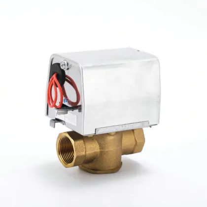 The motorized valve controls