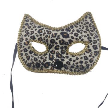 Maschera cosplay con stampa leopardata