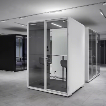 Movable Private Office Meeting Pod Office Soundproof Acoustic Booth With Two Person