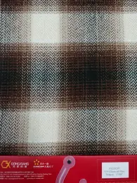 Boucle fashion plaid design Fabric