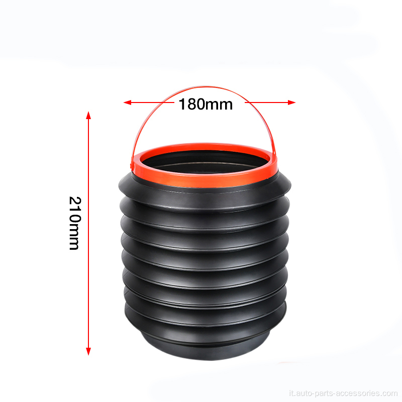 Nuovo Design Waterproof Pielding Garbage Can per auto