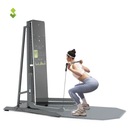 SPlan Fitness Intelligence Commercial Multi Station Gym with Smart Mirror