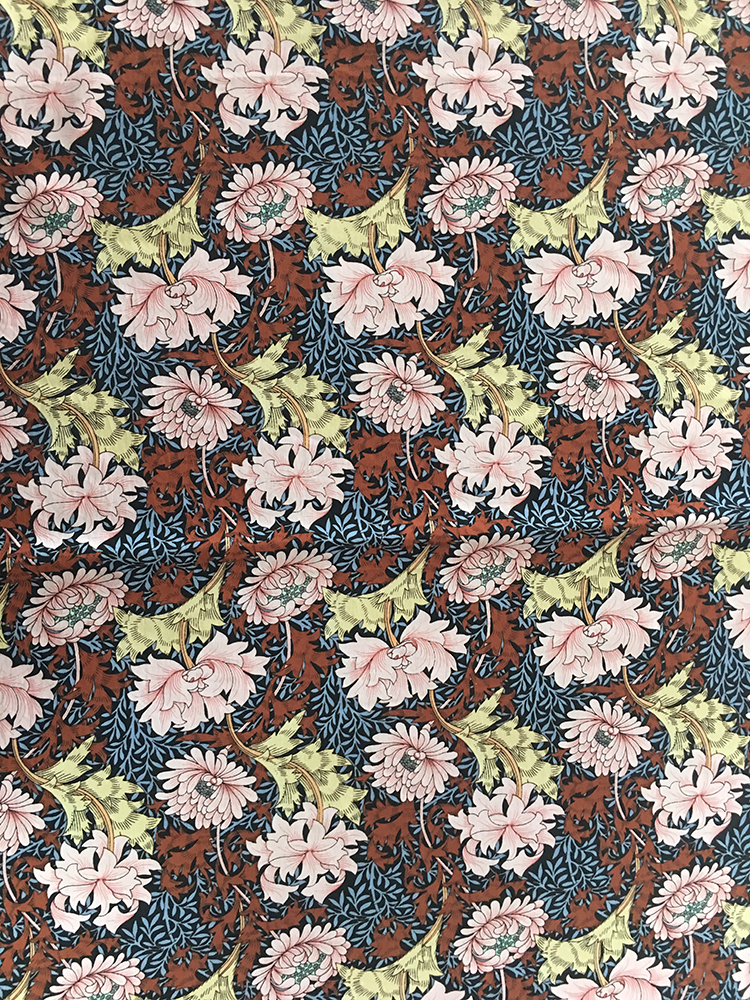 Ethnic Flower Rayon Poplin shuttle 45S Printing Fabric