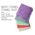 Water Absorption Microfiber Bath Face Towel Suit