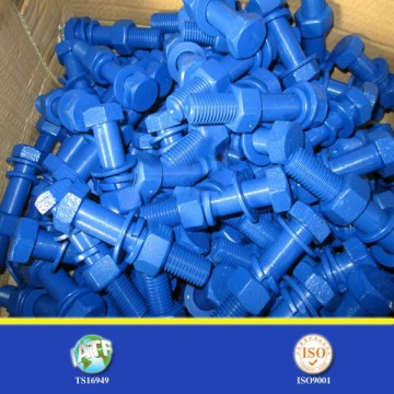 Blue xylane a193 b7 stud bolt with 2h nut