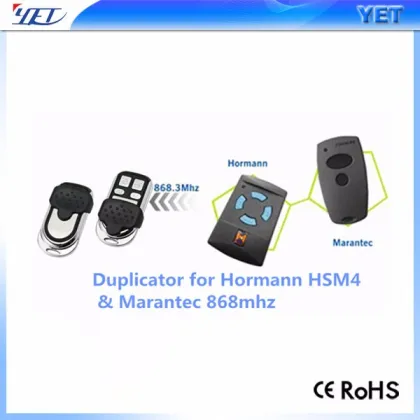 4 button 868mhz hormann marantec keychain transmitter YET045