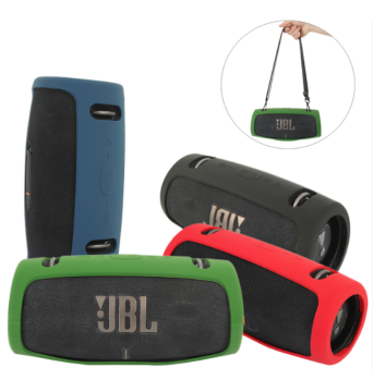 Flexible Silicone Protective Pouch for J BL Xtreme 3 Portable Speaker - Black