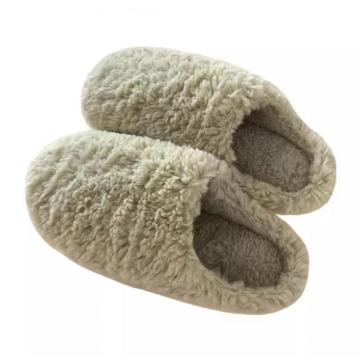 Plush slippers for home comfort