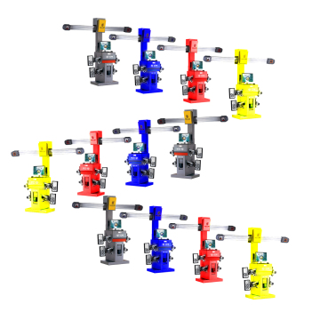 High Accuracy Battle-Axe Colorful 3D Wheel Alignment Machine