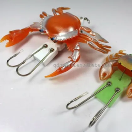 Wholesale Artificial Crab Lure Bait: 3D Simulation Soft Fish Bait for Bass & Trout Fishing Tackle Accessories