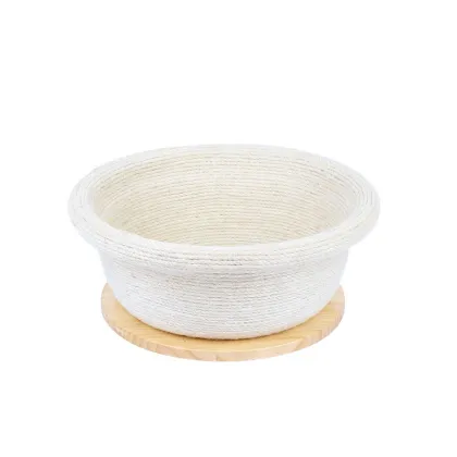Wooden Cat Tree with Sisal Scratch Board and Nest Bed for Pets