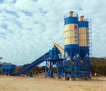 Dry Mixing Concrete Batching Plant